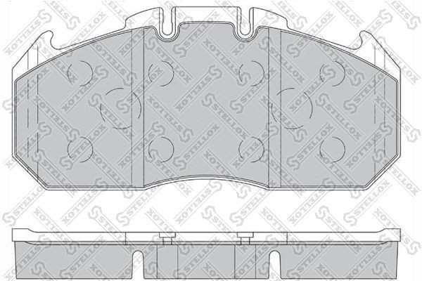 колодки дисковые !с р/к 29131 249.6x118.2x30.2 с увелич.ресурсом \Omn MAN TGA/NG 85-01425-SX STELLOX