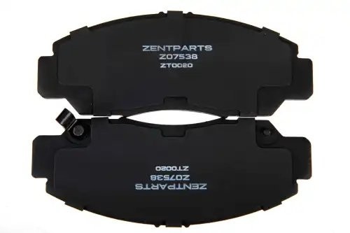 колодки дисковые передние! Honda Jazz 1.2i/1.4 02>/Stream 1.7i/2.0i 01> Z07538 ZENTPARTS