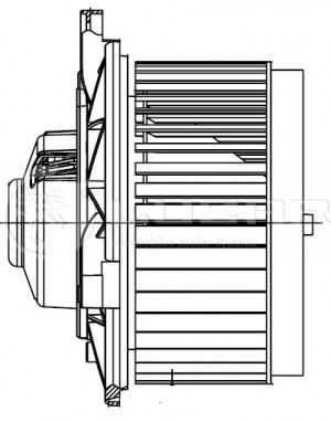 Вентилятор отопителя для а/м Cadillac SRX (09-) LFh0590 LFH0590 LUZAR