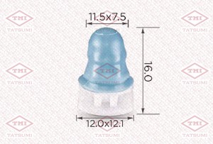 Клипса автомобильная [упаковка 10 штук] VAG TJB1208 TJB1208 TATSUMI