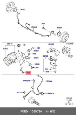 Винт FORD OE 1 520 786 FORD