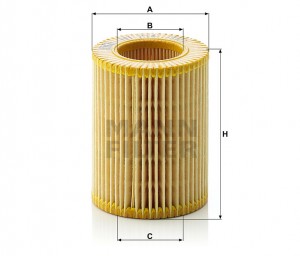 Фильтр масляный MANN HU714 x HU714X MANN FILTER