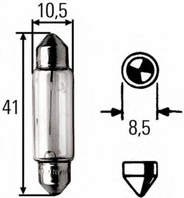 лампа! 18W 24V SV8.5\ 8GM002091-241 HELLA