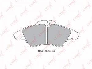 Колодки торм. диск. перед. BD-5337 LYNXAUTO