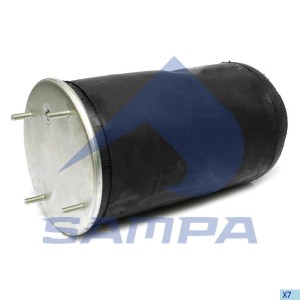 Пневморессора ROR SAF (без стакана) (4 шп. M12, 1отв. штуц. M22х1.5мм) SAMPA SP55813 SAMPA