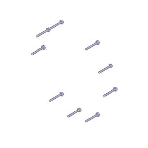 Болт EN 1665-M8-6gx60-10.9-A3L ЯМЗ-534,536 корзины сцепления АВТОДИЗЕЛЬ 8.9451 YAMZ