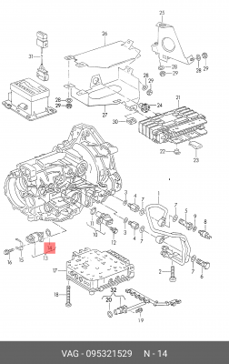 УПЛОТНЕНИЕ / DIC 095321529 095 321 529 VAG