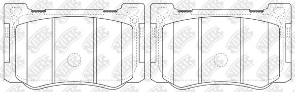 Колодки тормозные HYUNDAI Elantra (11-),i30 (11-) KIA Ceed (12-) передние (4шт.) PN0633 NIBK