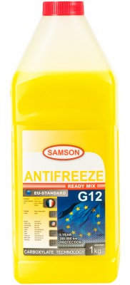 Samson EU-Standard G12 1KG антифриз! желтый, готовый Carboxylate\ 803351 SAMSON