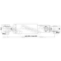 Амортизатор задний HYUNDAI GRAND SANTA FE 13 2013-2016 [BRAZIL + MIDDLE EAST] 12 12110020R FEBEST