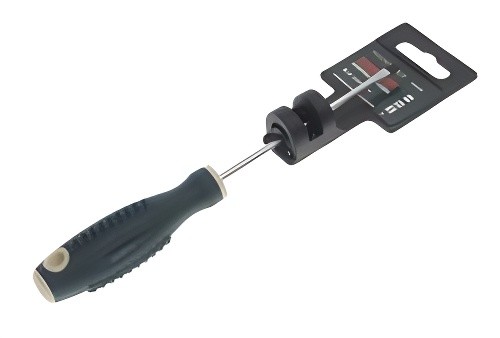 Отвертка шлицевая SL 3.5х100мм магнитная (сталь S2) с держателем Profi ROCKFORCE RF70335100 ROCK FORCE