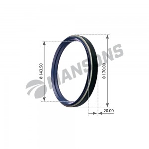 Сальник SCANIA ступицы задней (145x170x15/20) MANSONS 100.037 MANSONS