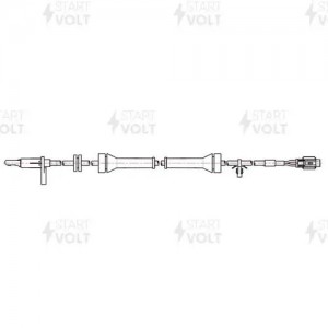 Датчик ABS для а/м Infiniti FX (02-) перед. лев./прав. (VS-ABS 1421) VSABS1421 START VOLT