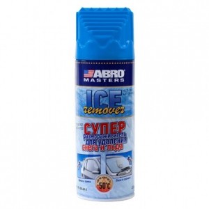 Размораживатель стекол и замков "ABRO" (400 мл) (аэрозоль) WD300AMR ABRO