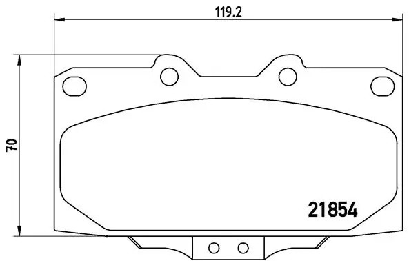 P56034 GDB3131=D1199M-01 !колодки дисковые п.\ Nissan 200 2.0i 16V 94> P56034 BREMBO