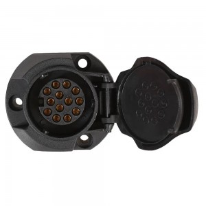 Разъем электрический прицепа ISO 11446 13-полюсный (розетка пластик) AIRLINE ATE06 AIRLINE