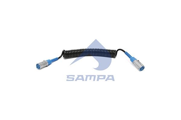 Кабель электрический L=4500 mm 24V 7-полюсов УНИВЕРСАЛЬНЫЙ N Тип Алюминиевые Вил 095.136 SAMPA