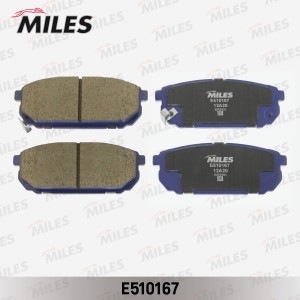 Колодки тормозные задние (Смесь CERAMIC серия PRO) KIA SORENTO (JC) 2.4-3.5 02-  E510167 MILES