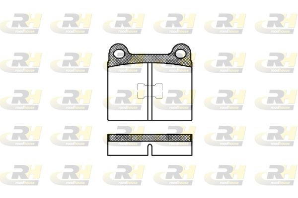Комплект тормозных колодок, дисковый тормоз 201720 ROADHOUSE