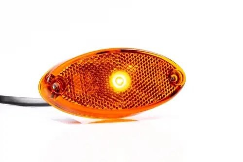 фонарь габаритный! LED овальный желтый 102x45 12-36V с кабелем 50cm \ Kogel FT061ZLED FRISTOM