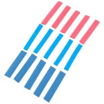 Трубка термоусадочная набор №4 (15 шт) Ф 8/4,10/5, 12/6 (по 5 шт) "VOLTON" VLT250044 VOLTON