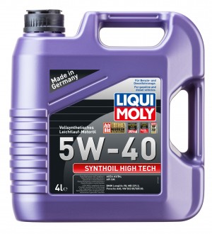 Масло моторное LIQUI MOLY SYNTHOIL HIGH TECH 5W40 синт.4л 2194 LIQUI MOLY