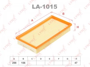 фильтр воздушный!\ VW Polo, Skoda Fabia, Seat Cordoba/Ibiza 1.2/12V 01> LA-1015 LYNXAUTO
