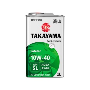 Масло моторное TAKAYAMA Safetec A3/B4 10W40 п/синт.1л 605590 TAKAYAMA