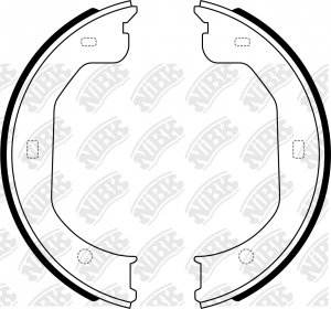 Колодки тормозные FORD Escape (04-) MAZDA Tribute (08-) задние барабанные (4шт.) FN0710 NIBK