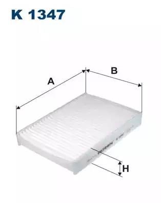 Фильтр салона FILTRON (рамка)  K1347 K1347 FILTRON