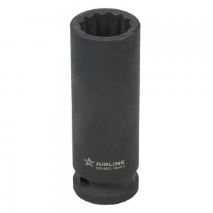 Головка ударная торцевая 1/2 DR двенадцатигранная 18мм L=78мм (ATAS149) ATAS149 AIRLINE