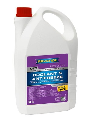 Антифриз готовый к прим. лила RAVENOL OTC Organic Techn.Coolant Premix -40°C ( 5 1410112-005-01-999 RAVENOL