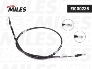 Трос стояночного тормоза левый TOYOTA AVENSIS 00-03 EI000226 EI000226 MILES