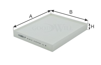 Фильтр салона AG682CF AG 682 CF GOODWILL