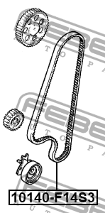 Ремень ГРМ 10140-F14S3 FEBEST