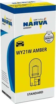 Лампа 12V WY21W WX3x16d желтая NARVA 176293000 NARVA
