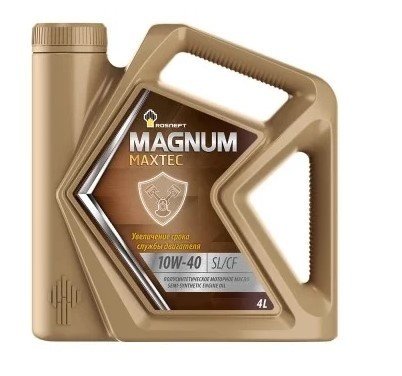 Масло моторное РОСНЕФТЬ MAGNUM Maxtec 10W40 SL/CF п/синт.4л 40814742 ROSNEFT