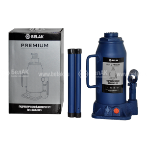 Домкрат бутылочный 12т 235-445мм с клапаном Premium БЕЛАК BAK.30017 BELAK