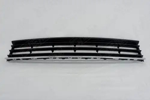 Решетка в бампер нижняя Volkswagen Passat B7 (2010-2015) один хром молдинг OEM3712 OEMPARTS