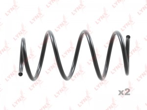 Пружина подвески передняя  2шт SC2868 LYNXAUTO