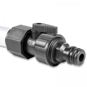 Щетка для мойки автомобиля телескопическая 97-167см черно-бирюзовая AVS A85344S AVS