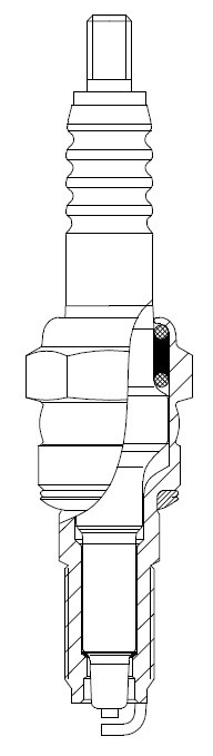 Свеча зажигания для м/т Honda NR (92-)/RVF (94-)/VFR (89-) ан. ER9EH (VSP 3549) VSP 3549 START VOLT