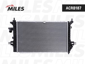 Радиатор OPEL ASTRA H 03-/ZAFIRA  1.7D/1.9D паяный ACRB187 ACRB187 MILES