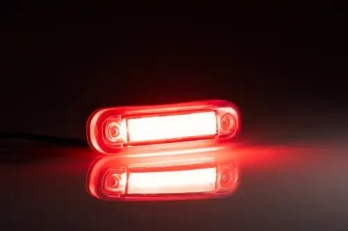 Фонарь габаритный красный LED 12-30 в. провод 0,5 м!!!! FT045CLED FRISTOM