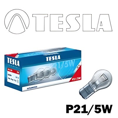 лампа! P21/5W, 12V, BAY15d стоп/габарит двухнитевая\ B52201 TESLA