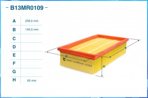 Фильтр воздушный B13MR0109 B13MR0109 CWORKS