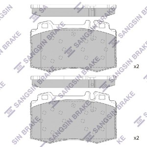 Колодки тормозные дисковые MB W220/W211 02 SP2193 SP2193 SANGSIN