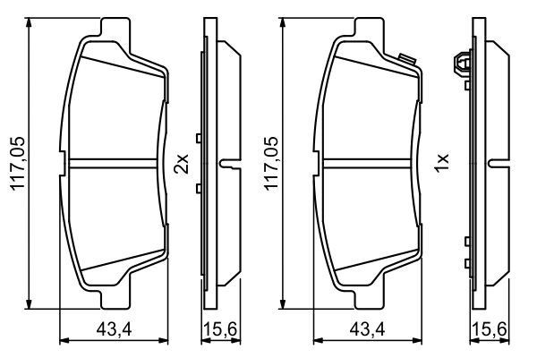 KIA QUORIS (2012>) 0986494766 BOSCH