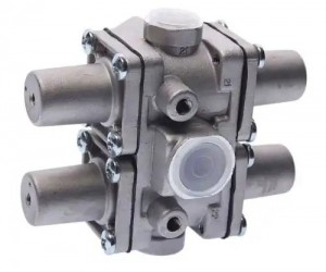 Клапан ЗИЛ,КАМАЗ,МАЗ,МЗКТ,ПАЗ защитный 4-х контурный MEGAPOWER 350-14-003 MEGA POWER