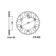 JTR82247 Звезда мотоциклетная JTR82247 JT SPROCKETS